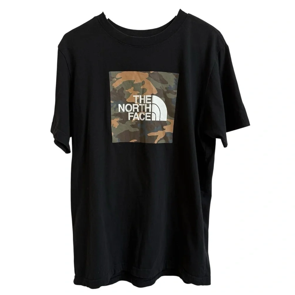The North Face Mens Size Medium Short Sleeve Crew Neck Tee Shirt Cotton Lot of 2